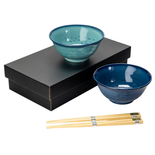 2 Piece Tayo 5"D Bowl Gift Set Jimbe Whale Shark JP