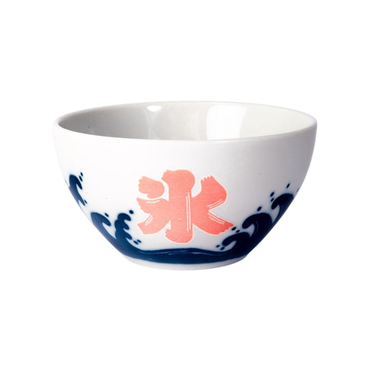 14oz 5.25"Dia x 2.85"H Kakiguri Ice Dessert Bowl Red JP (6/48)