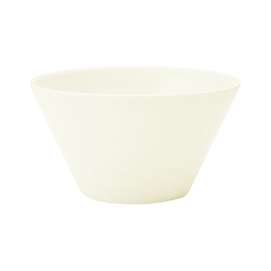 Mino Works 7"Dia x 3.8"H Porcelain Large Bowl Cotton White JP