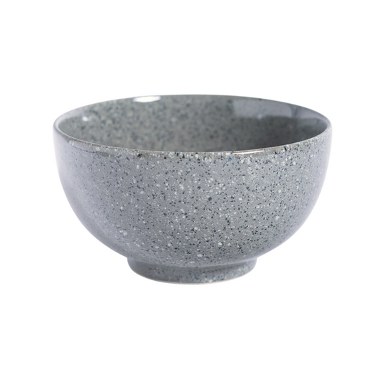 12oz 5"Dia Porcelain Rice Bowl Gray Hanten JP (6/48)
