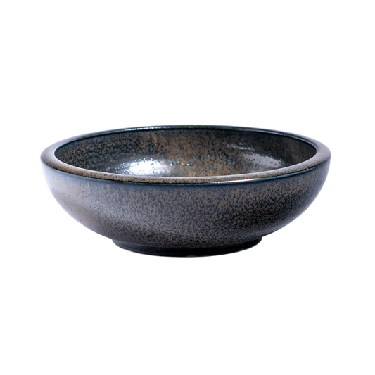 8"D x 2.25"H Thick Rimmed Shallow Bowl Tsukinowa JP