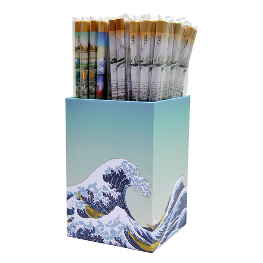50 Pairs Assorted Chopsticks Set with Color Box