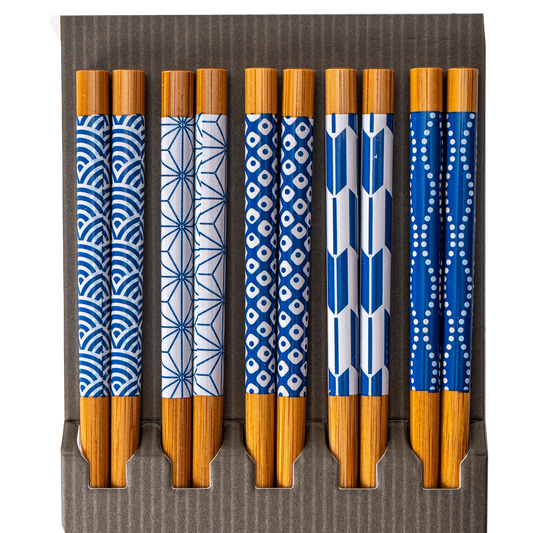 5 Piece Japanese Chopsticks Set JP