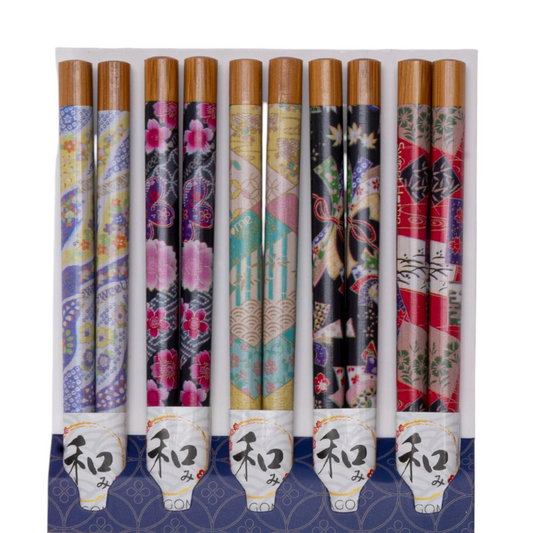 5 Piece Chopsticks Set Prints