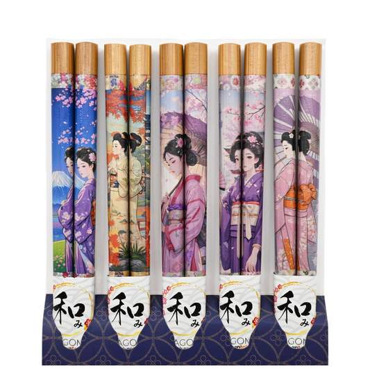 5 Piece Chopsticks Set Geisha