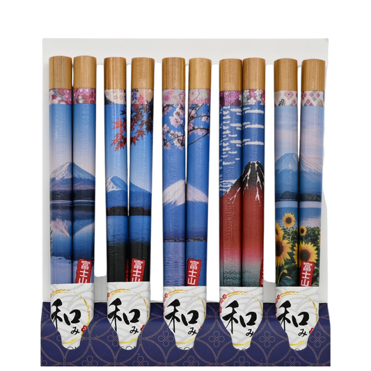 5 Piece Chopsticks Set Scenery