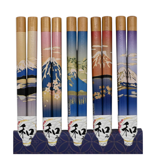 5 Piece Chopsticks Set Snowcap Mountain