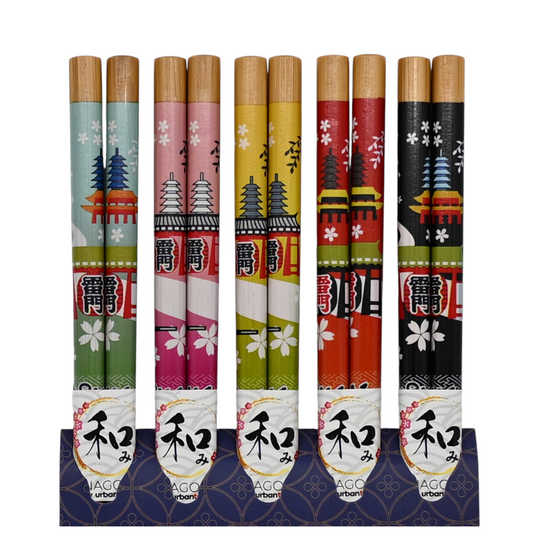5 Piece Chopsticks Set Asakusa