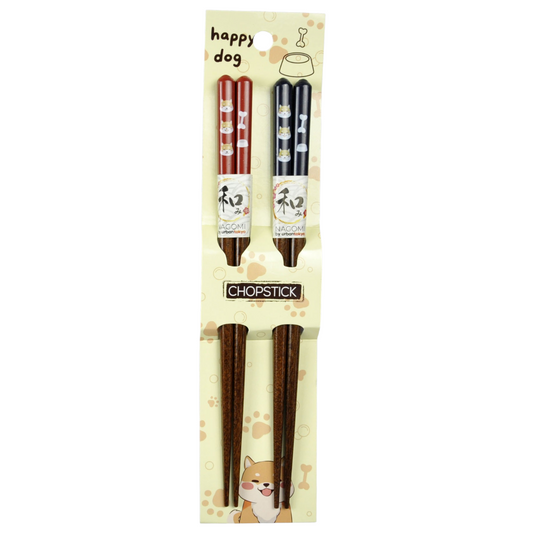 2 Pairs Children's Chopsticks Set Shiba Inu