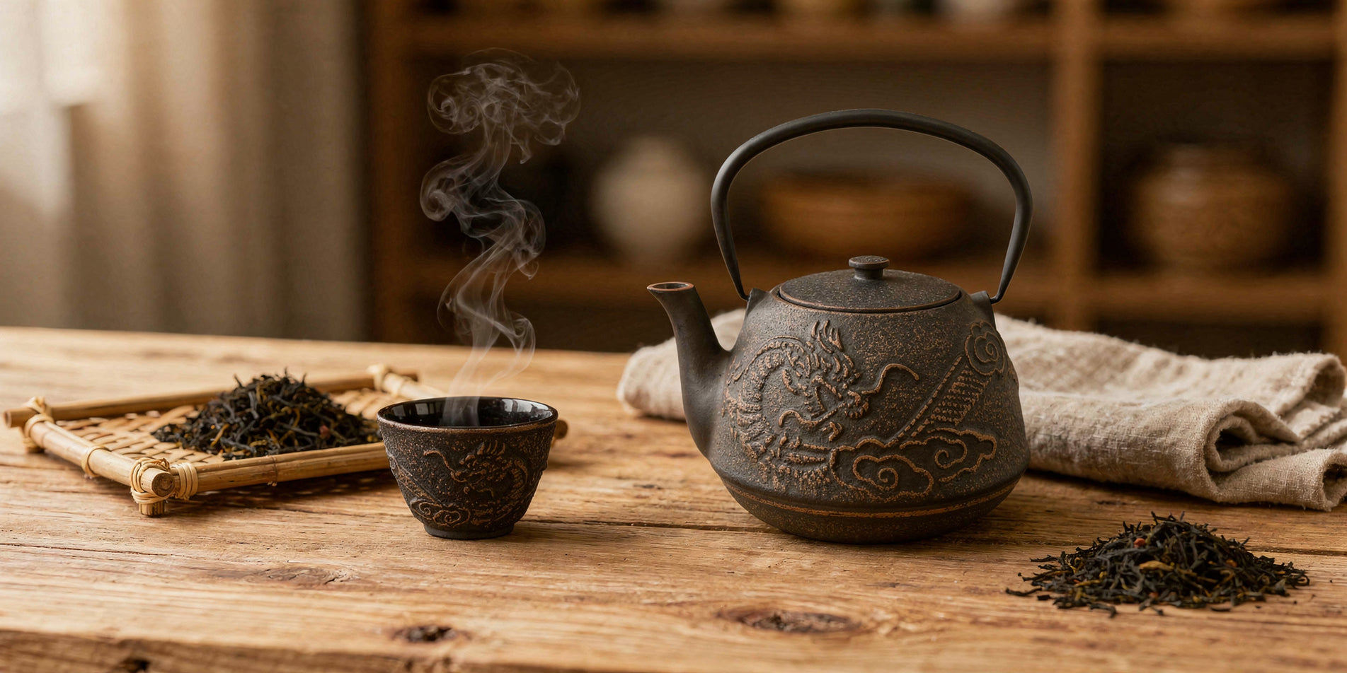 Cast Iron Tea Pot