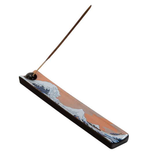 Ceramic Incense Holder 9 inch L Great Wave (1/36)