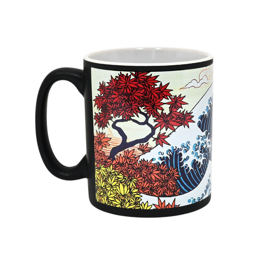 Great Wave Autumn Stoneware Coffee Mug – 11 oz JP