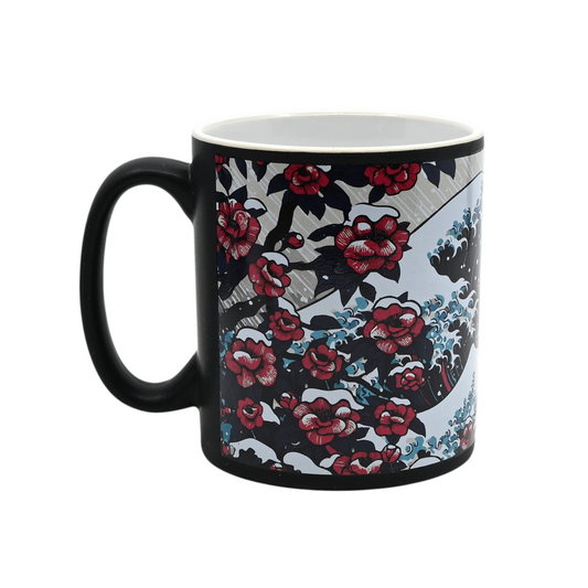 Great Wave Winter Stoneware Coffee Mug – 11 oz JP