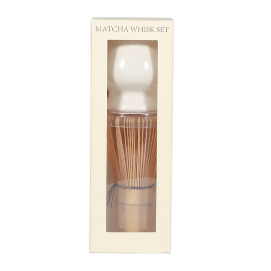 Matcha Whisk White Stand, Chasen and Scoop Set (1/48)