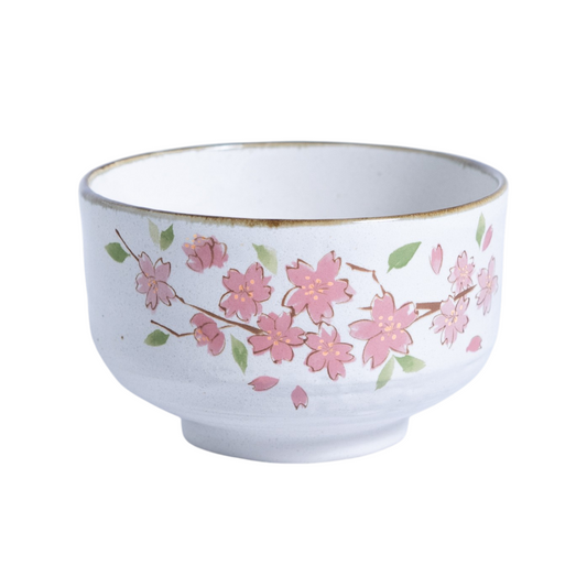 4.75"D Minoware Sakura Cherry Blossoms Matcha Bowl JP (1/36)
