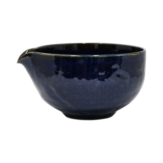 12oz Yukiakari Katakuchi Matcha Bowl With Spout Yuzu Ao JP (1/27)