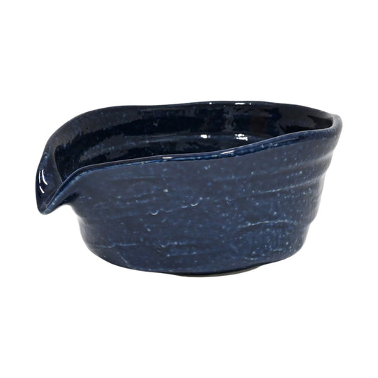 12oz Katakuchi Matcha Bowl With Spout Namako Ao JP (1/27)