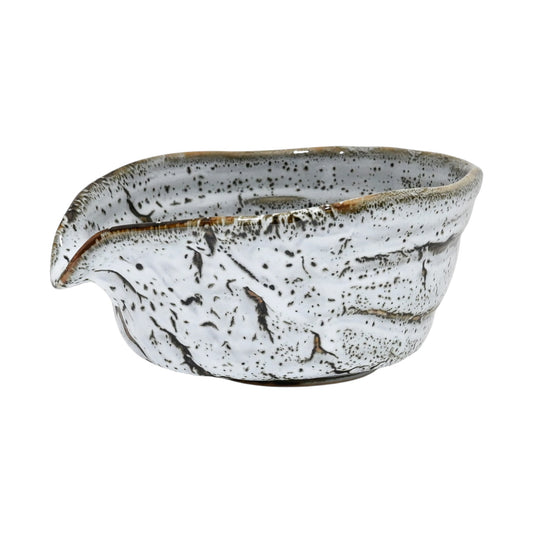 12oz Katakuchi Matcha Bowl With Spout Yuzu Shiro JP (1/27)