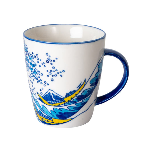 Great Wave 12oz 4"H Porcelain Mug (4/32)