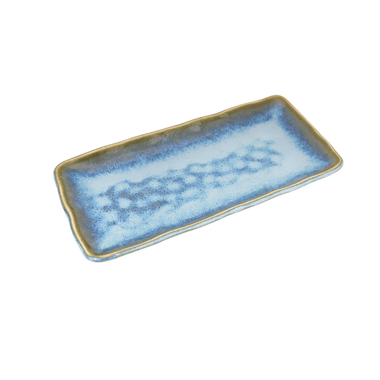 Nature Blue 11"L x 5.25"W Rectangular Platter JP (5/40)