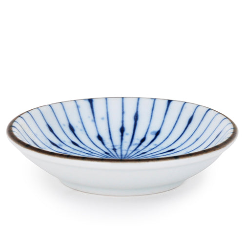Fubuki Tokusa 1.5oz 3.5"Dia x 0.5"H Round Porcelain Sauce Dish