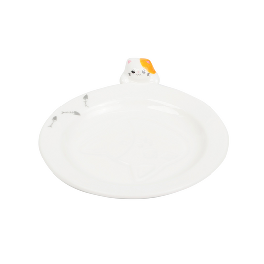 Neko Friends Cat 3.5"Dia Round Porcelain Sauce Dish (12/120)