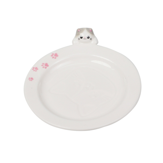Neko Friends Cat 3.5"Dia Round Porcelain Sauce Dish (12/120)