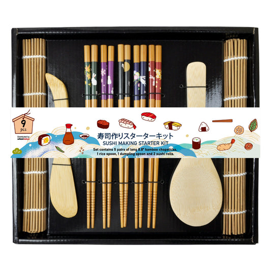 Sushi Making Starter Kit with Chopsticks Gift Set