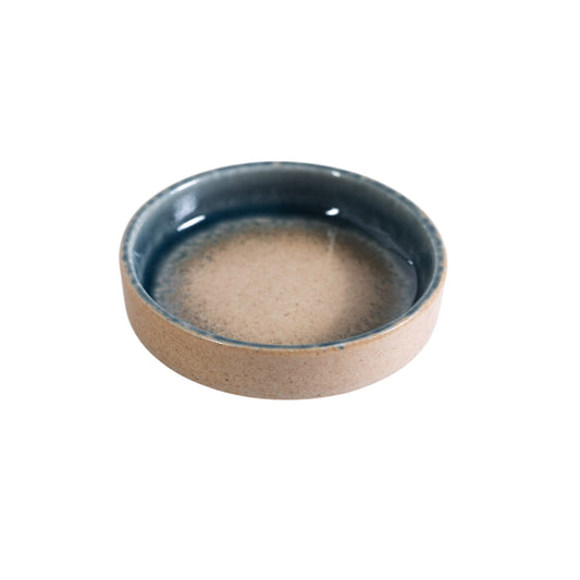 Ao Nagashi Porcelain Straight-Edge Sauce Dish – 3.25 in. Round, 2 oz