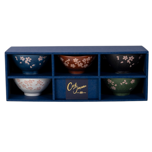 5 Piece Sakura Bowl Gift Set JP