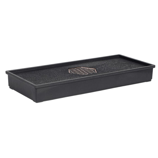 10.8"L Rectangular Tea Tray With Drip Tray (1/30)