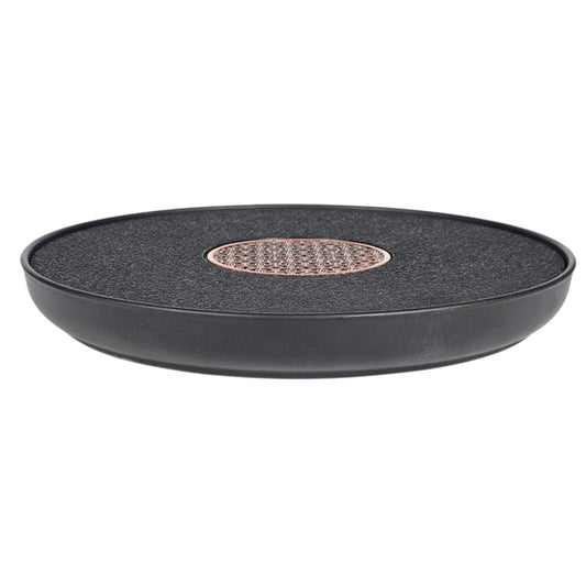 11"D Circular Tea Tray With Drip Tray (1/20)
