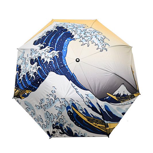 40"W Great Wave Folding Umbrella (1/50)